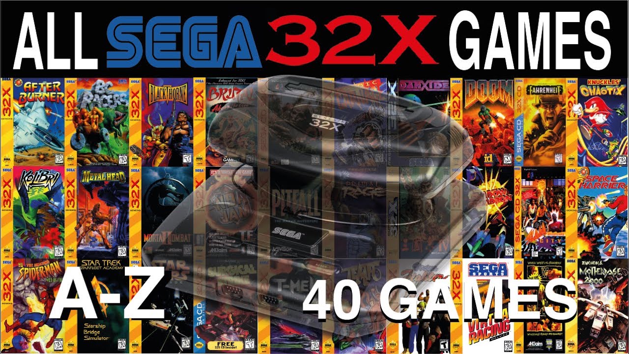 All Sega 32x & Sega CD 32x Games A to Z - All 40 Games