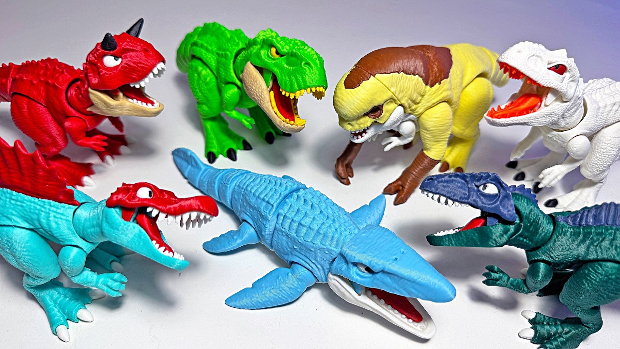 NEW Distortus Rex! 8 New Jurassic World Toys, Indominus Rex, Spinosaurus, Mosasaurus, Giganotosaurus
