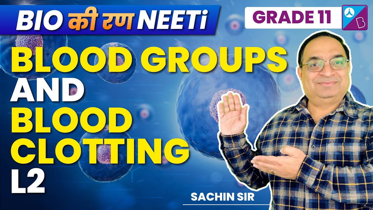 Body Fluids and Circulation Class 11 Biology - Blood Groups & Clotting | NEET 2023 | Sachin Sir