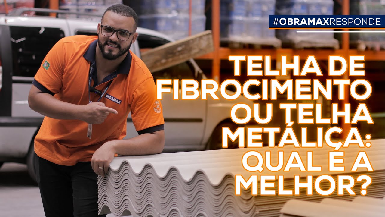 Telha de fibrocimento ou Metálica? Qual melhor pra sua obra?
