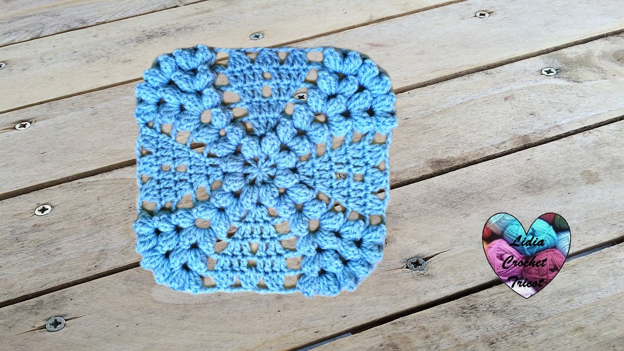 Magnifique granny au crochet / Precioso granny tejido a crochet