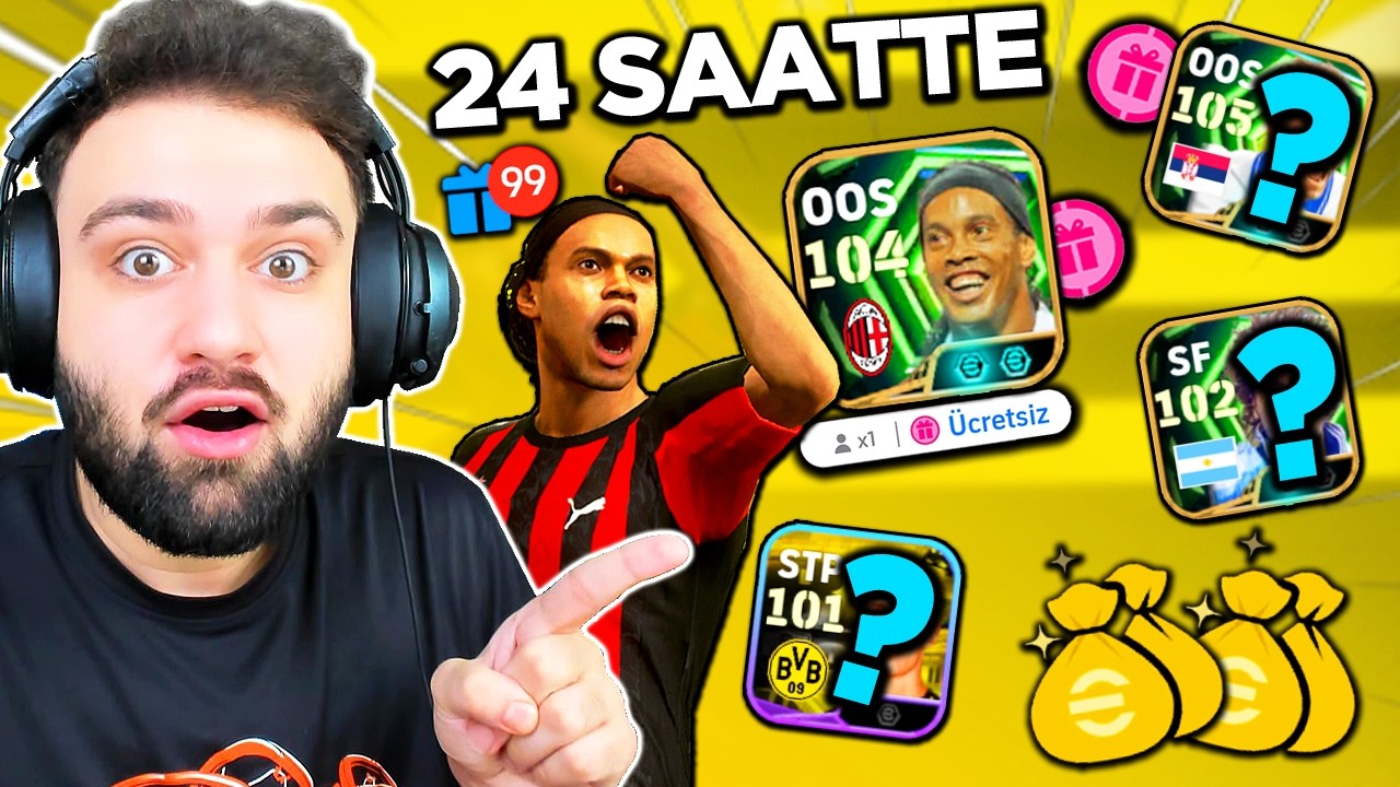1 G&Uuml;NDE 1000TL İLE SIFIRDAN HESAP FULLEDİM💰🎁 eFootball 2026 mobile #efootball