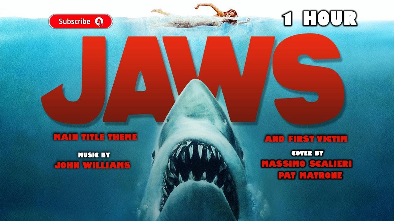 1 Hour of Jaws Theme Song, Main Title Theme, John Williams (Cover By Massimo Scalieri & Pat Matrone)