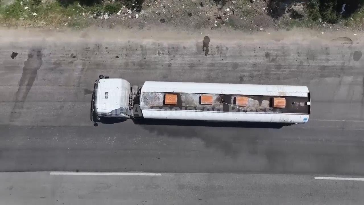 Convoy of oil trucks shows war-battered Syria selling itself as safe corridor amid regional conflict