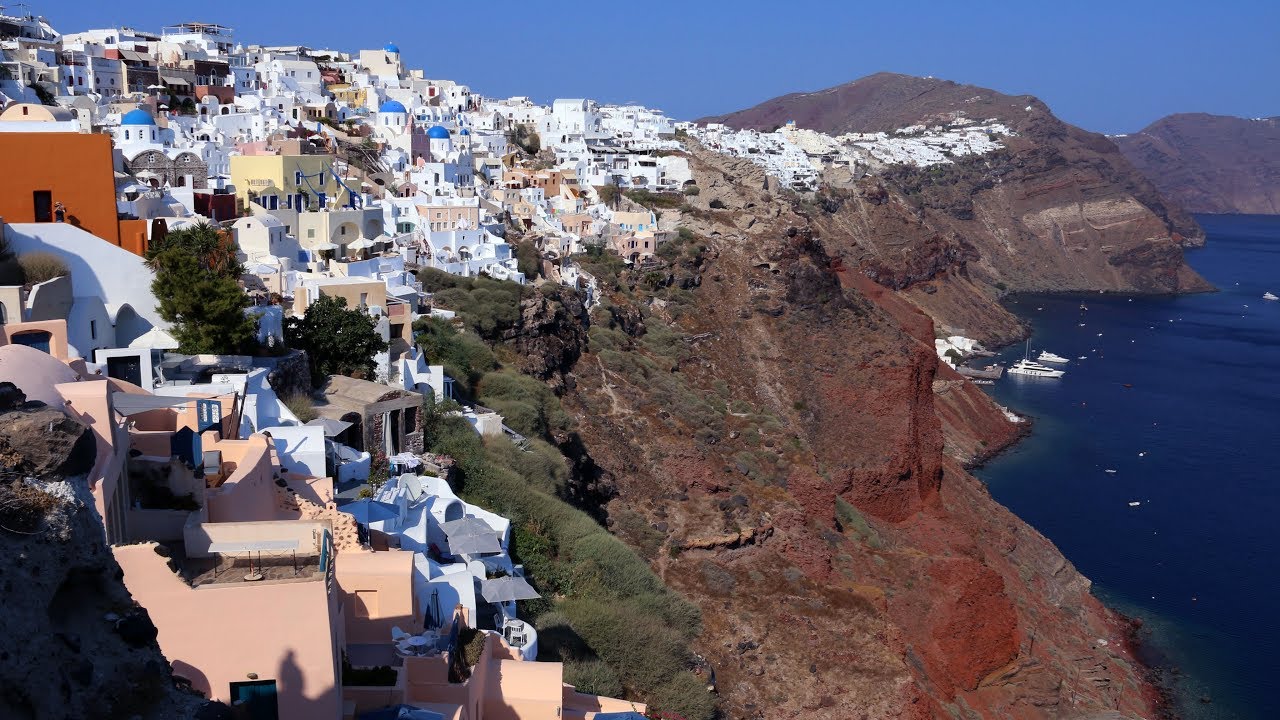 Santorini Greece 4K