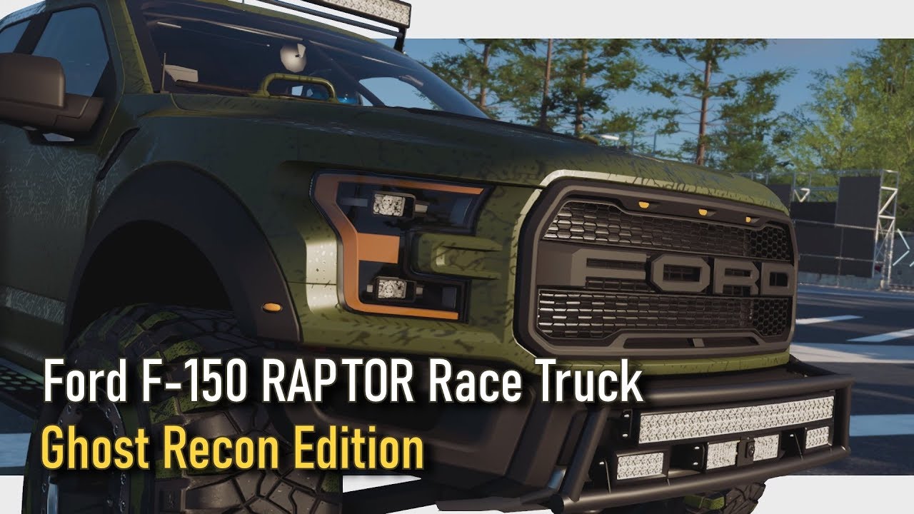 The Crew 2: Ford F-150 RAPTOR Race Truck Ghost Recon Edition