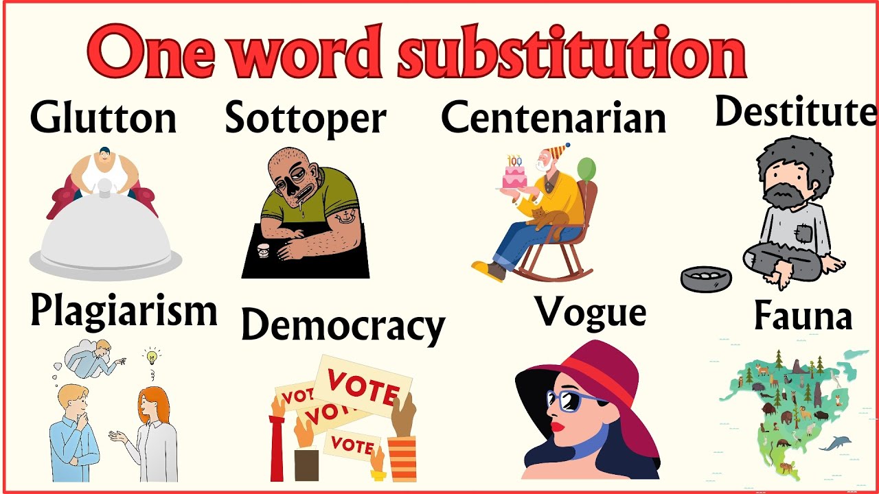 Lesson 51: One Word Substitution: Vogue, Fauna, Sot, Oligarchy, Esteem, Narcissist, Glutton,