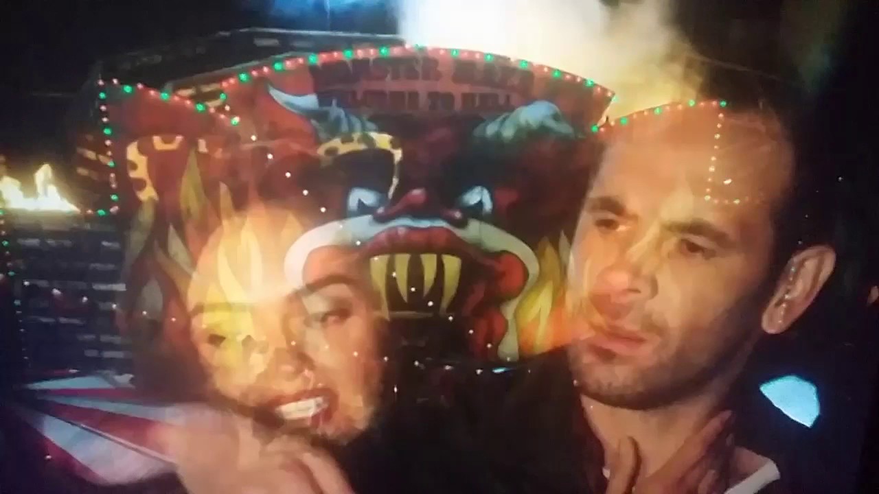 Hollyoaks Maze on fire 1st November 2016