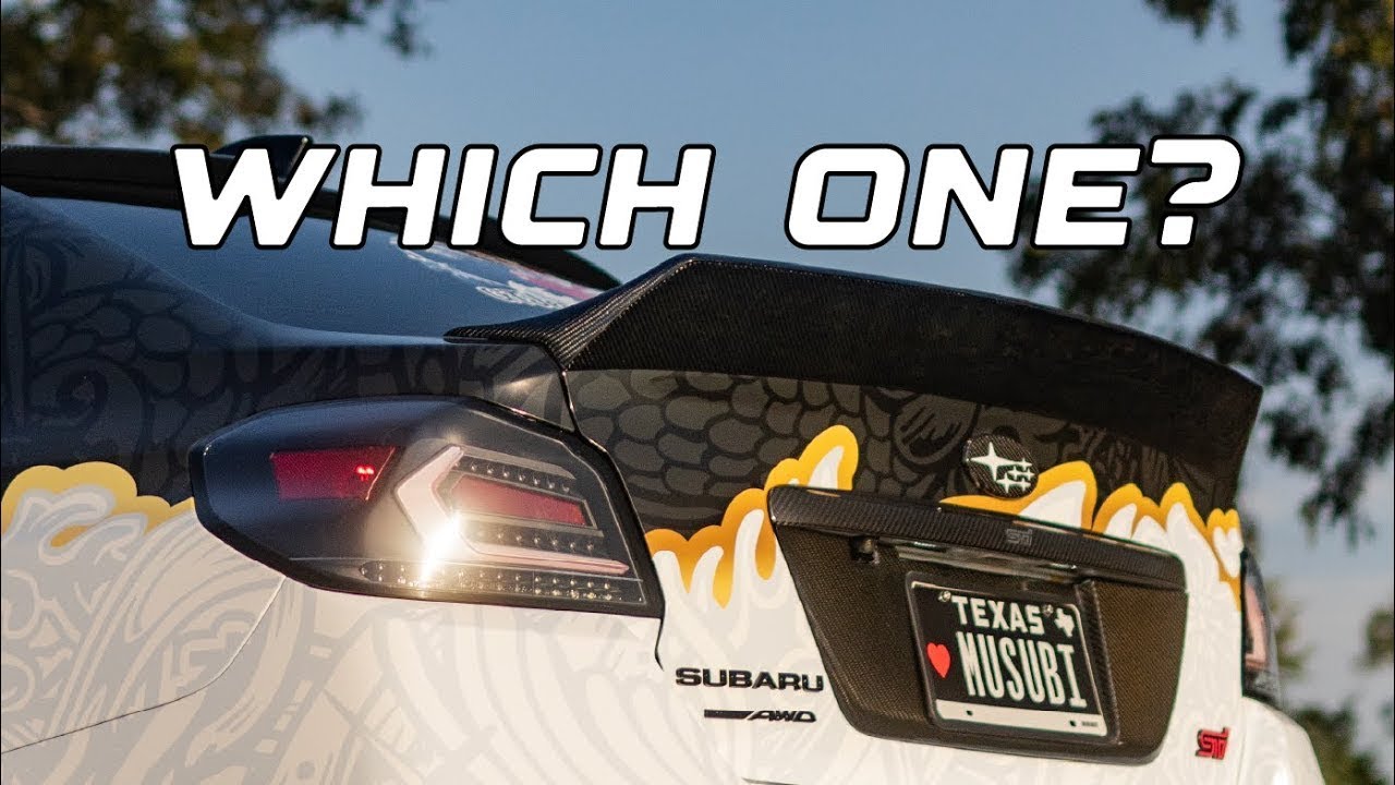 2015-21 Subaru WRX STI High-Kick Duckbill & RB Duckbill Rear Spoiler Installation EOS ft.@GTJesse