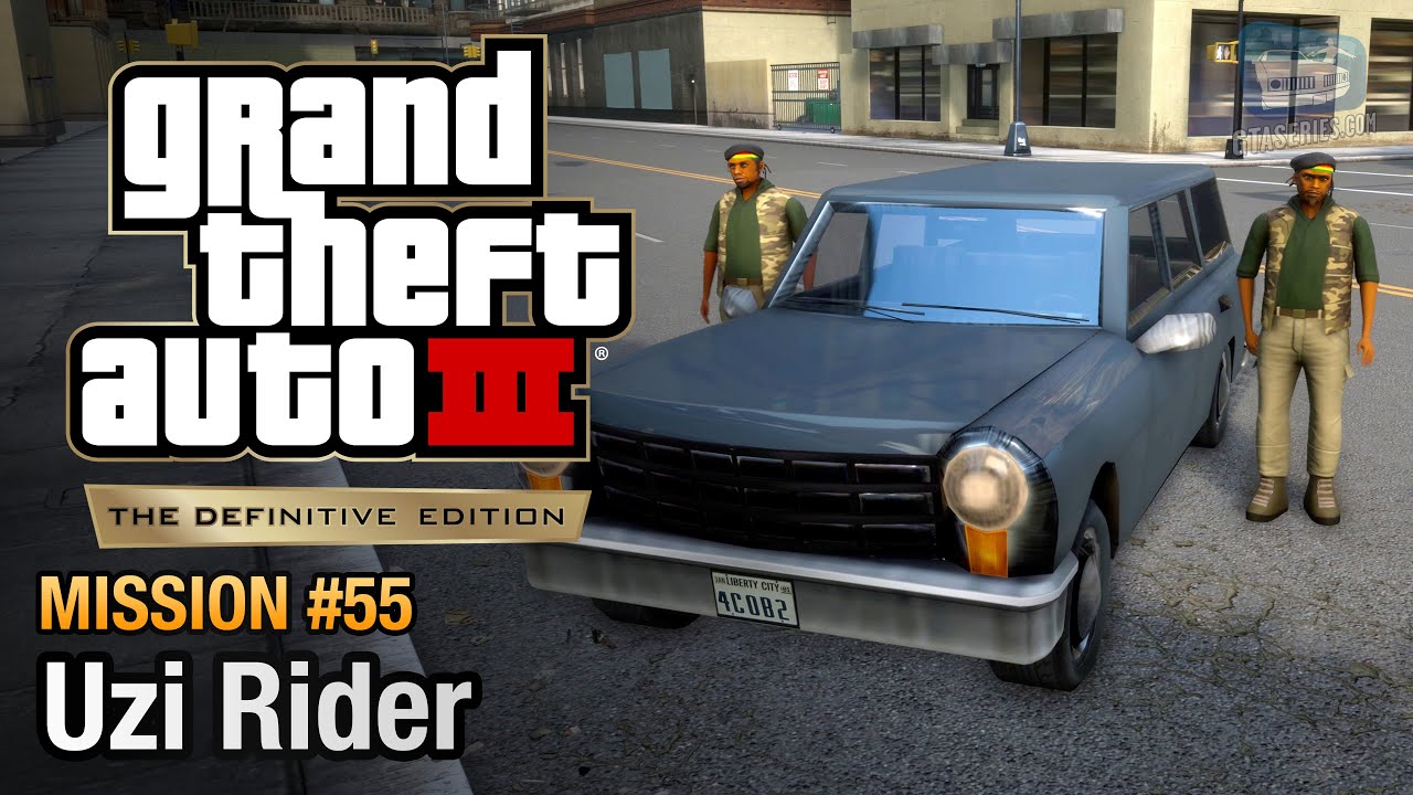 GTA 3 Definitive Edition - Mission #55 - Uzi Rider
