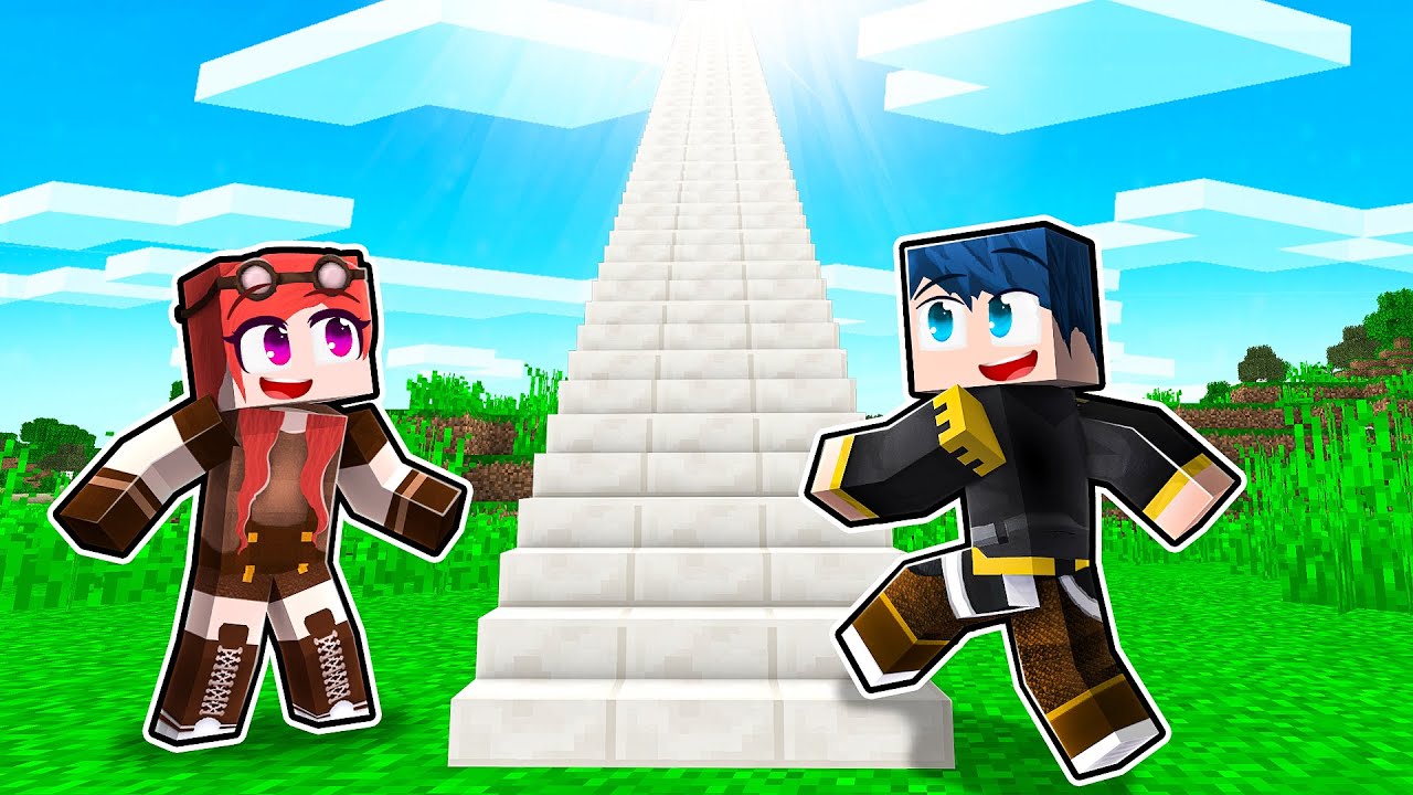 HO TROVATO UNA SCALA ALTISSIMA SU MINECRAFT!