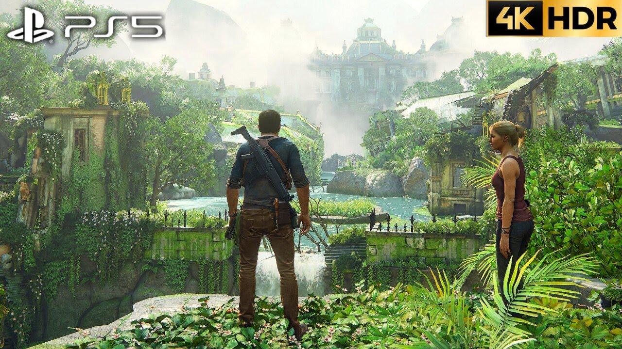Uncharted 4: Путь вора (PS5) 4K HDR Геймплей Глава 18: Новый Девон