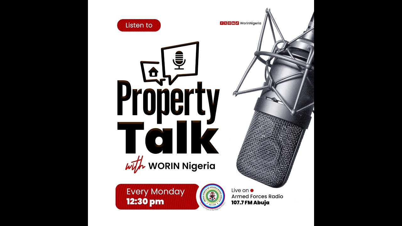 PROPERTY TALK with WORIN Nigeria  Live Stream