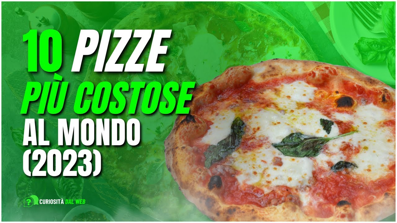 🍕 PIZZE DA MILIONARI: LE 10 PIZZE PIÙ COSTOSE AL MONDO CHE PROBABILMENTE NON CONOSCEVI