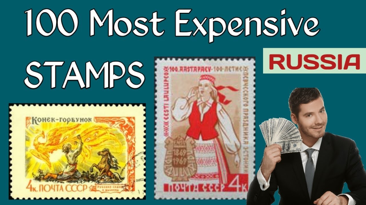 Most Expensive Stamps In The World - Russia | 100 Old Russian Stamps Worth Money