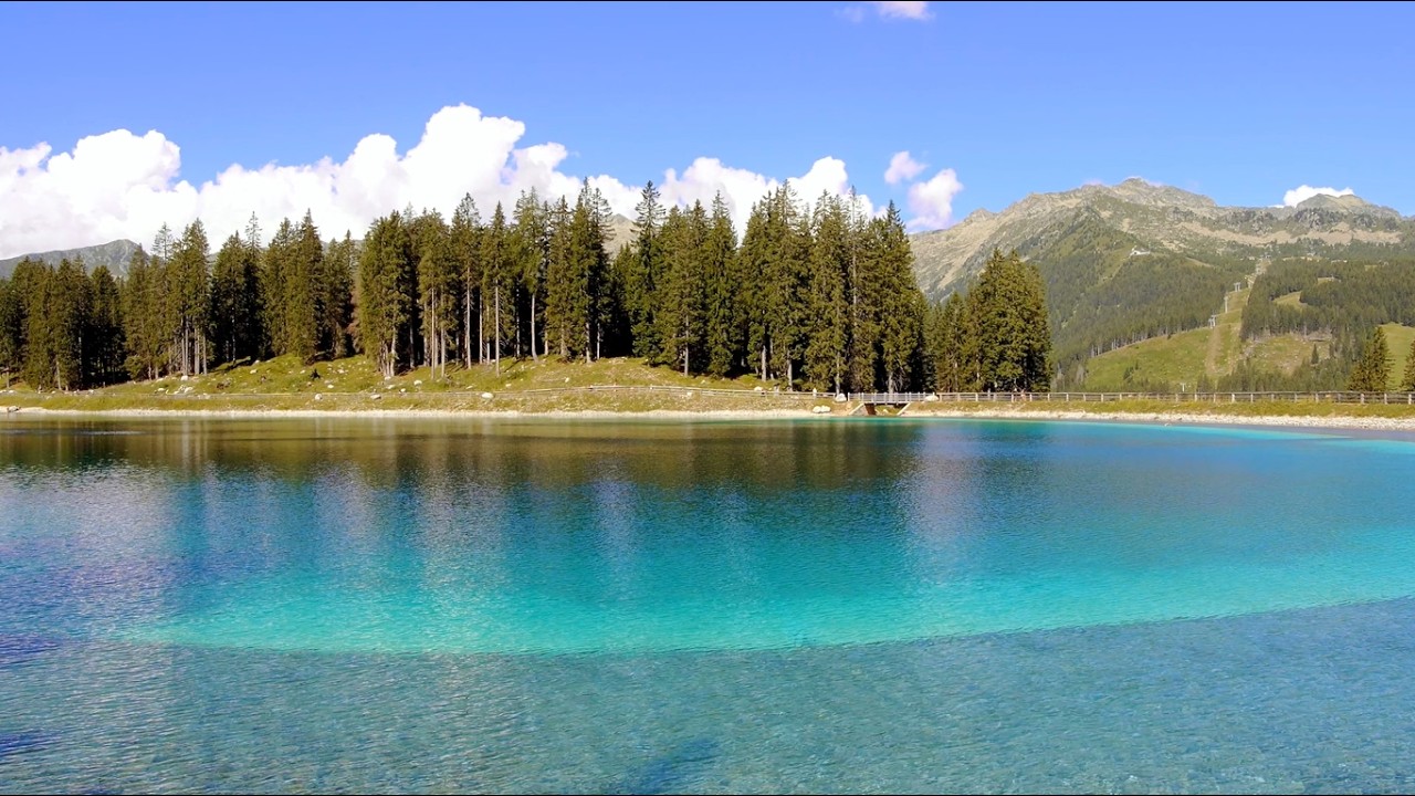 Escape the Noise | 15 Minutes of Peaceful Alpine Lake Relaxation (4K Nature Calm)