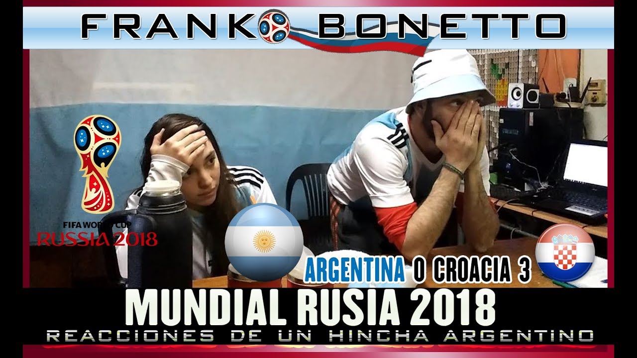 Argentina 0 Croacia 3 | Reacciones de un Hincha Argentino | Copa del Mundo