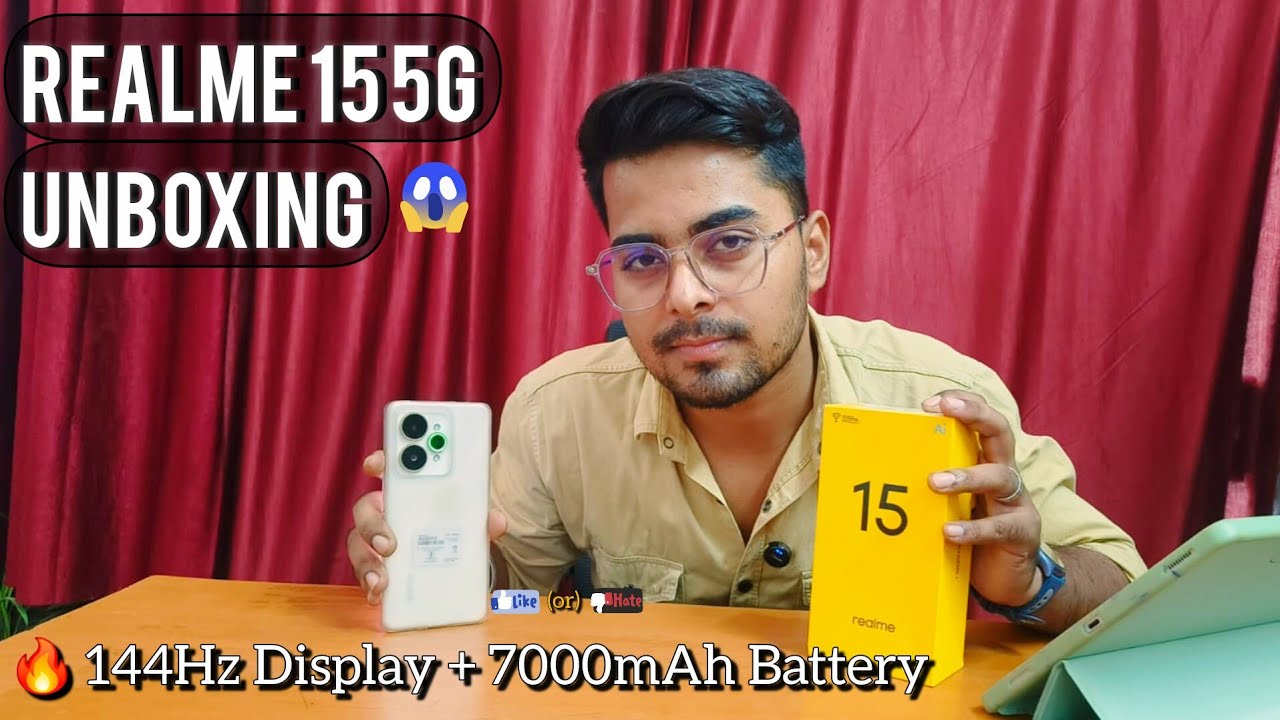 Realme 15 5G Unboxing 🔥 First Look & Review | 7000mAh Battery Beast! | 26k Price (Hindi)