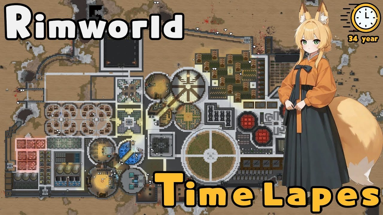 Miho race Rimworld time lapse!