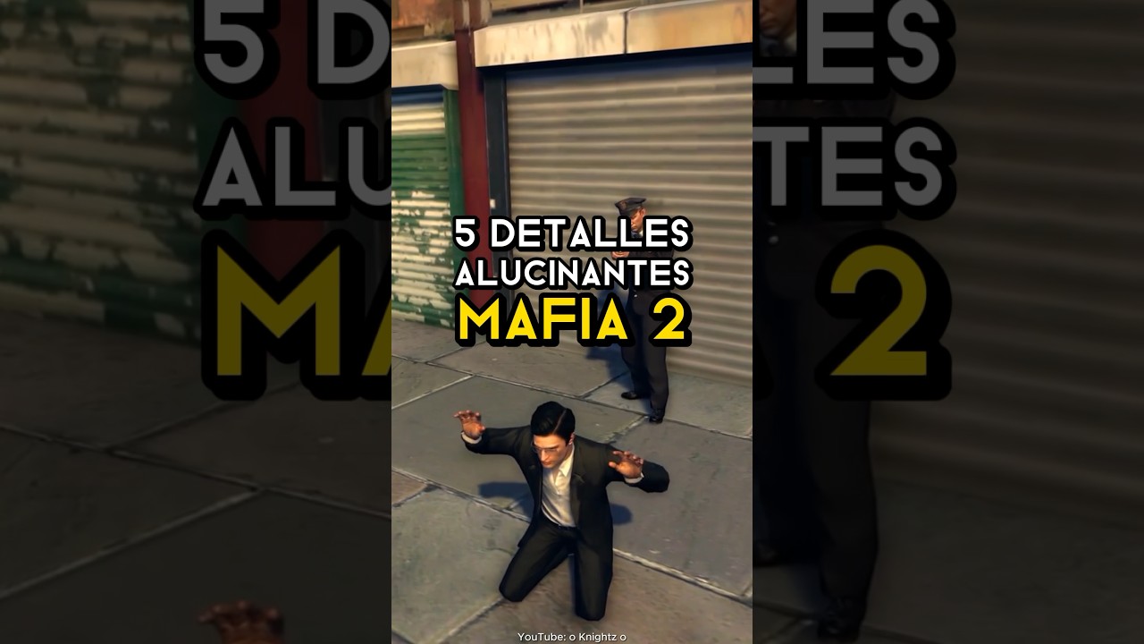 5 DETALLES ALUCINANTES DE MAFIA 2 #Mafia2 #Mafia