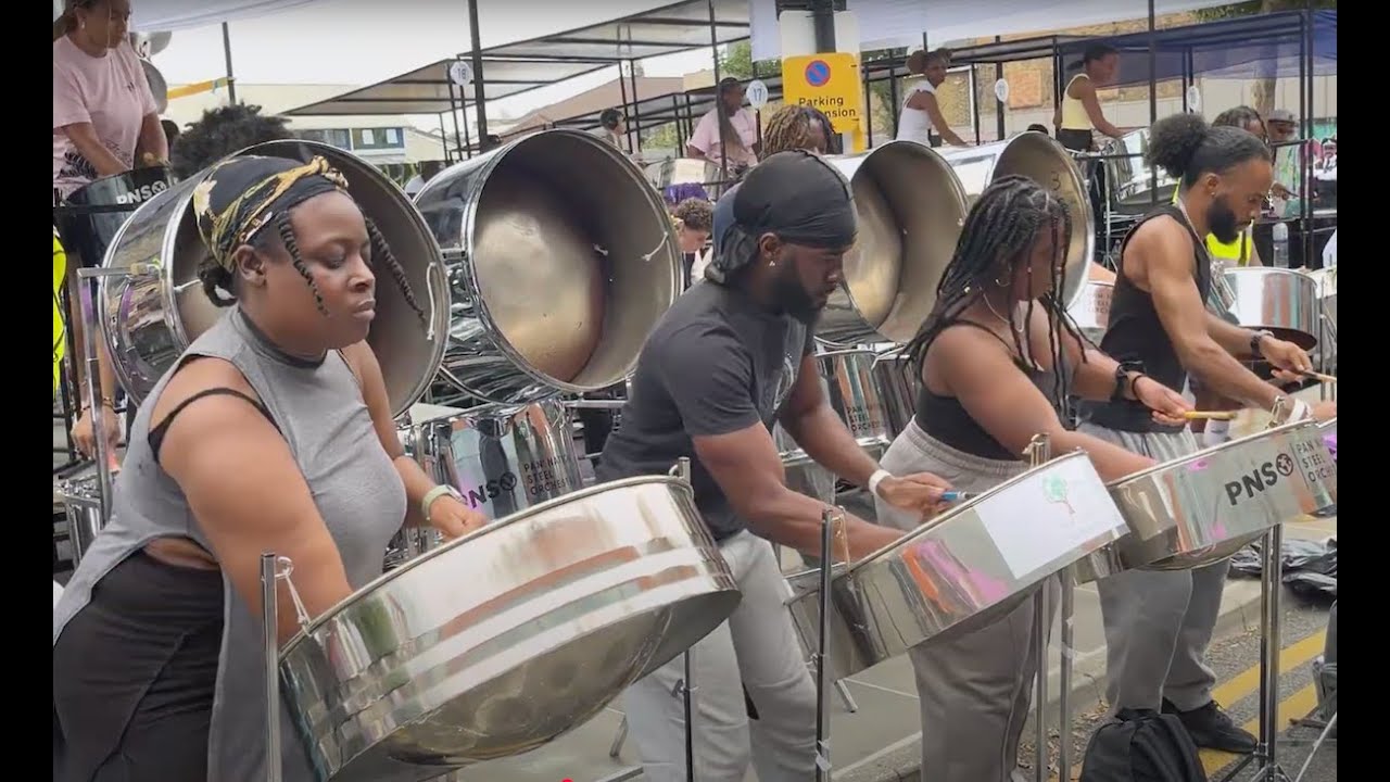 2025 UK Panorama - Pan Nation - Mas Go Play (rehearsing on the drag)