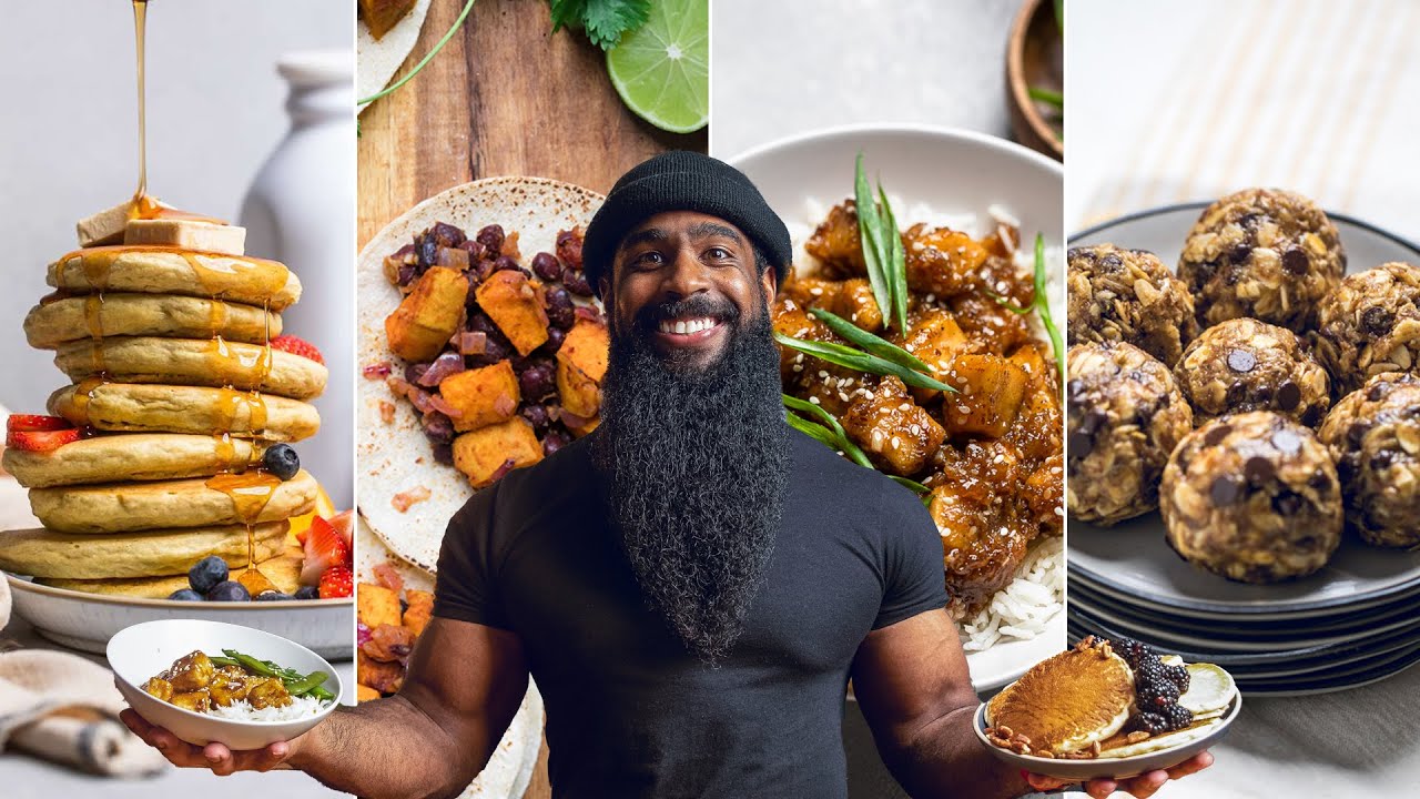 what i eat in a day (simple + easy high protein vegan meals)