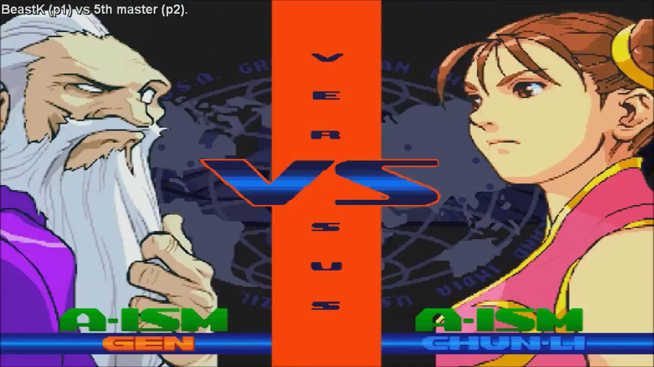 [HD] - Fightcade - Street Fighter Alpha 3 - BeastK(KOR) Vs 5th Master(USA)