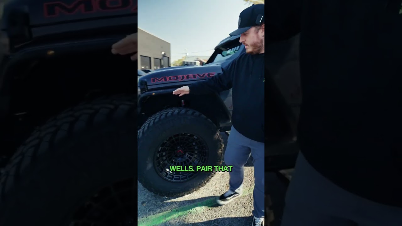 40" Nitto Tires and Vossens on a lifted Gladiator!