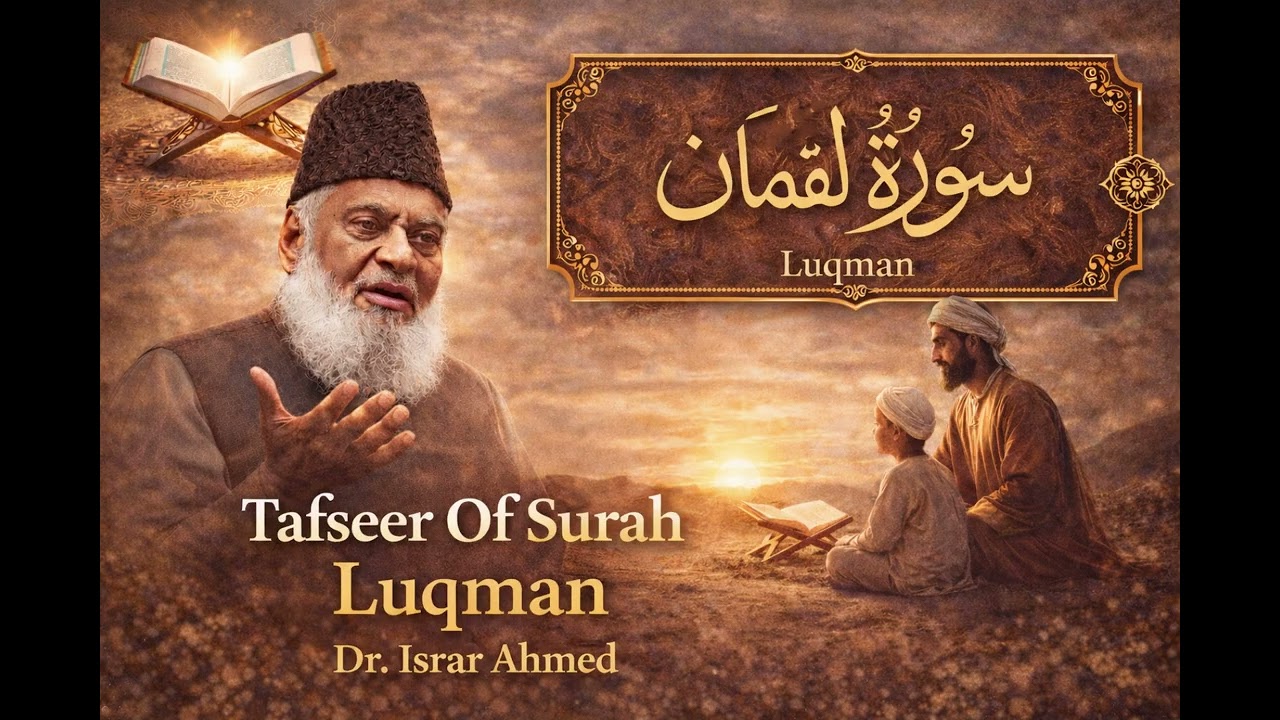 📖 Surah Luqman | Tafseer by Dr. Israr Ahmed