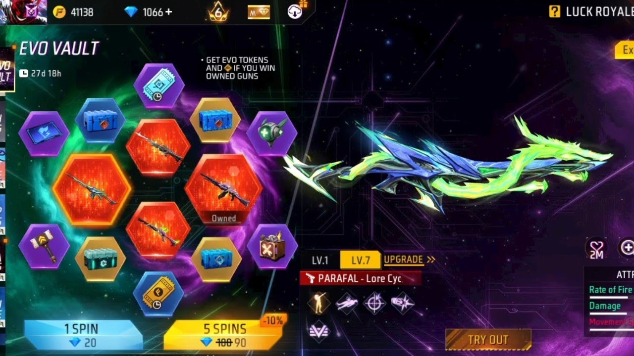 🤦New💥Evo Vault😨spin in Tamil||Free Fire