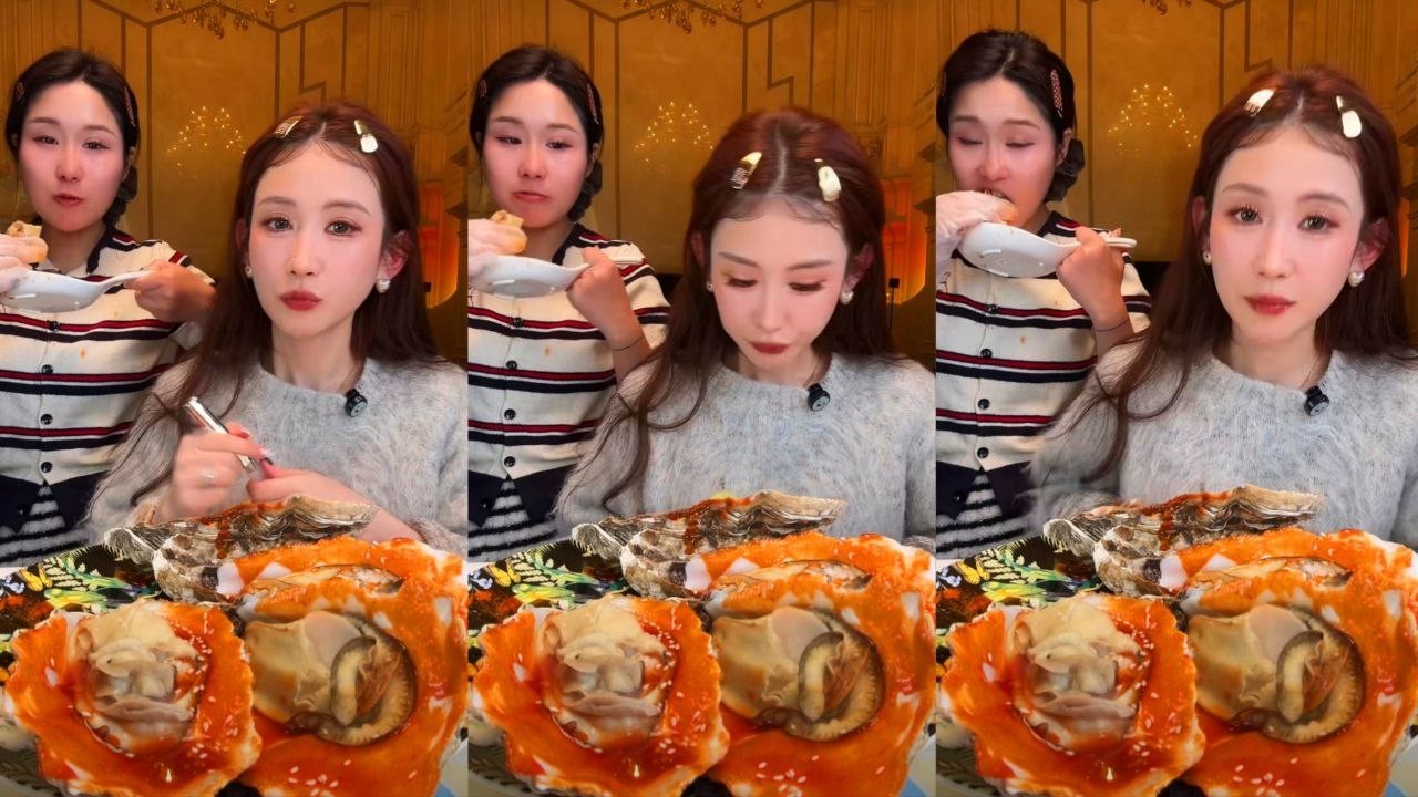 ASMR GIANT SEAFOOD FEAST: Eating Massive Spicy Scallops & Oysters Mukbang!