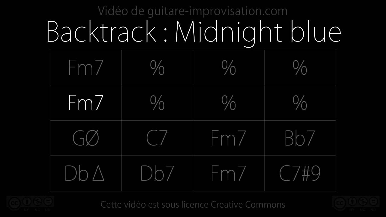 Midnight Blue (Kenny Burrell) : Backing track