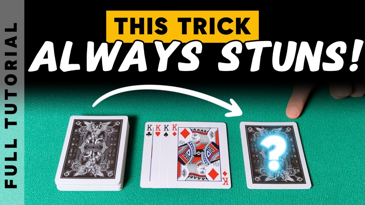 They Won’t Believe It: This Self-Working Card Trick Feels Like Cheating!