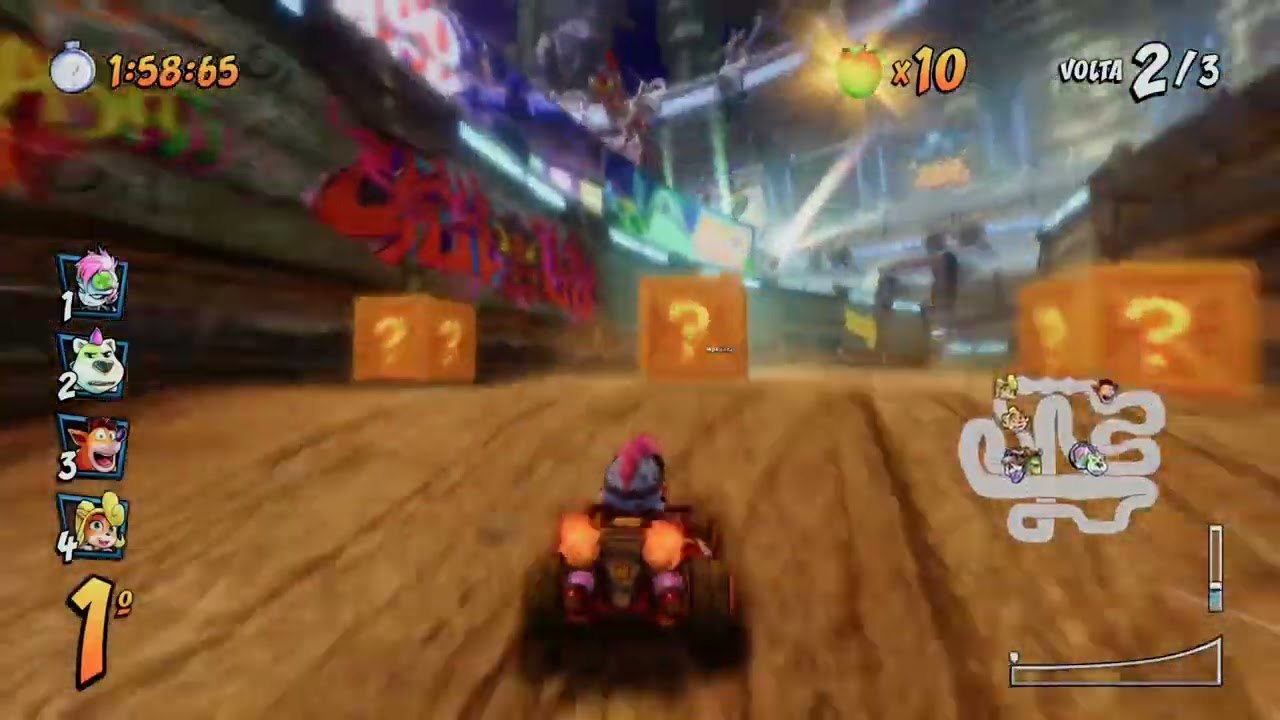 Destaque: FabimHQS - Crash Team Racing - Meus dedos estão em carne viva