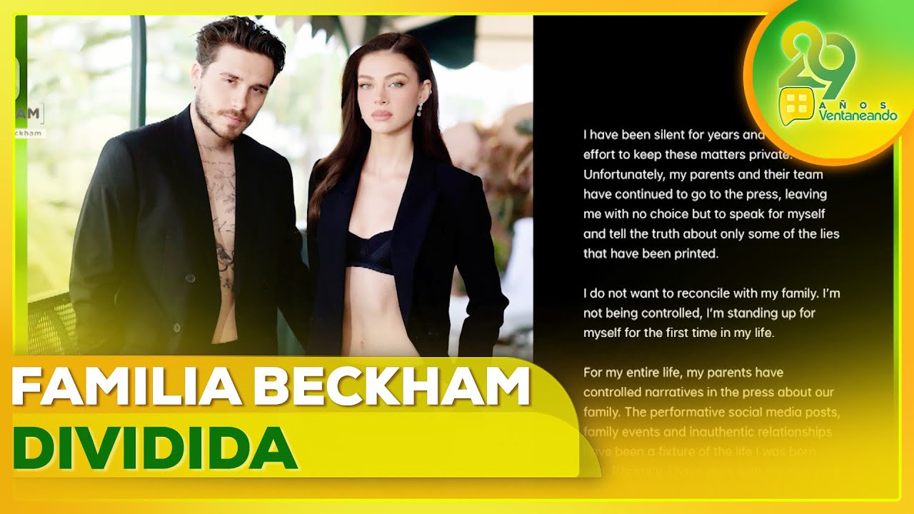 ¡La familia Beckham rota por el matrimonio de Brooklyn Beckham! 😱😳 | Ventaneando