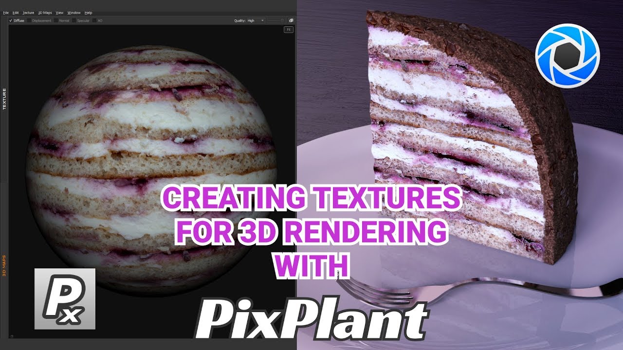 Создание бесшовных текстур для 3D-рендеринга с использованием PixPlant