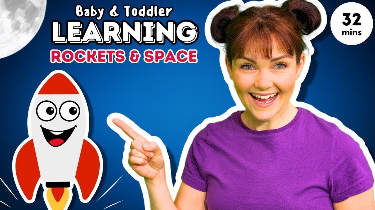 Learn Colors, Cars & Rockets For Toddlers 🎨 Space Songs For Toddlers 🚀