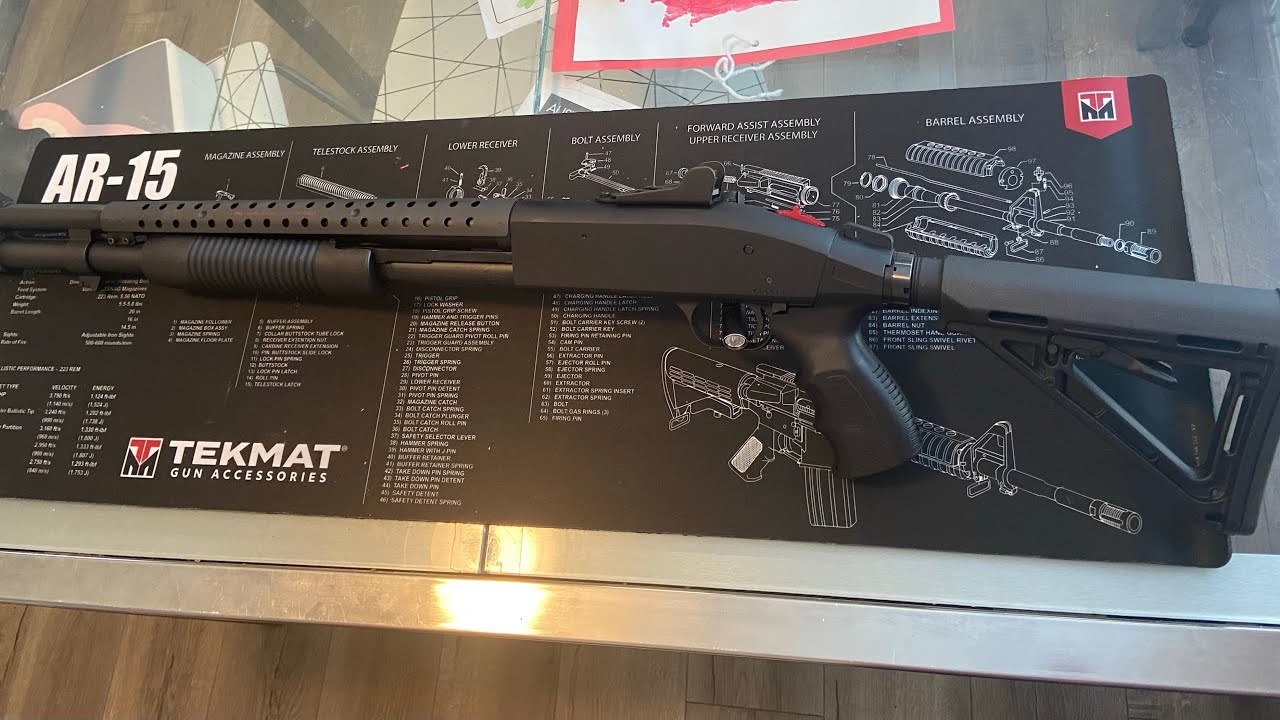 Mossberg 590 upgrade to ar style stock