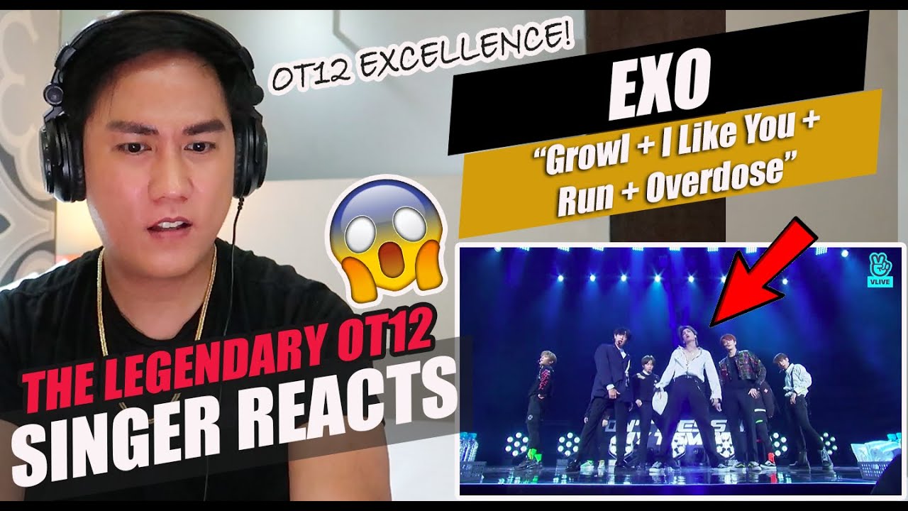 140415 EXO - Growl + I Like You + Run + Overdose [SHOWCASE COMEBACK!] | REACTION