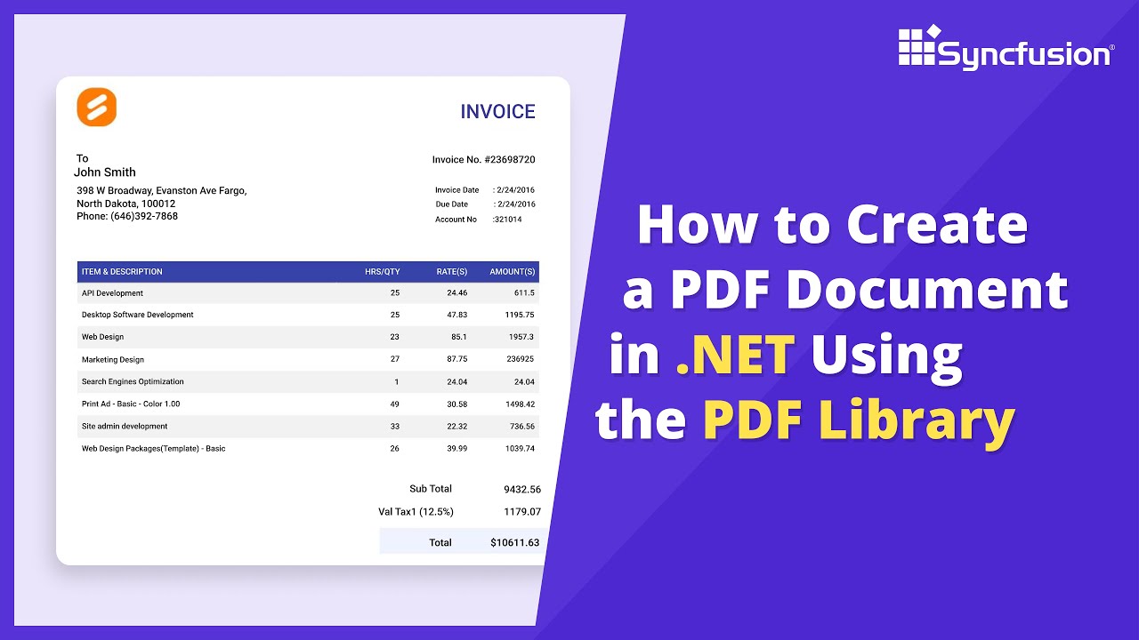 How to Easily Create PDFs in .NET Using the .NET PDF Library