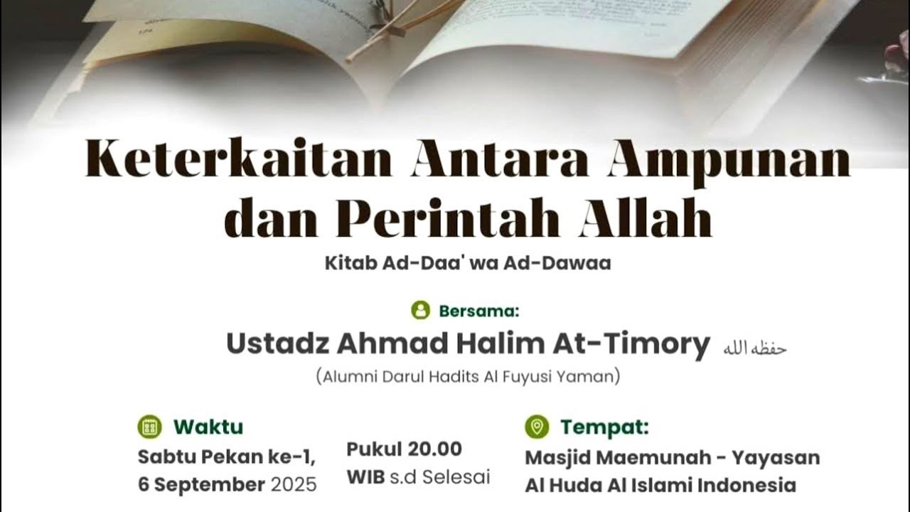 Keterkaitan Antara Ampunan dan Perintah Allah bag. 5