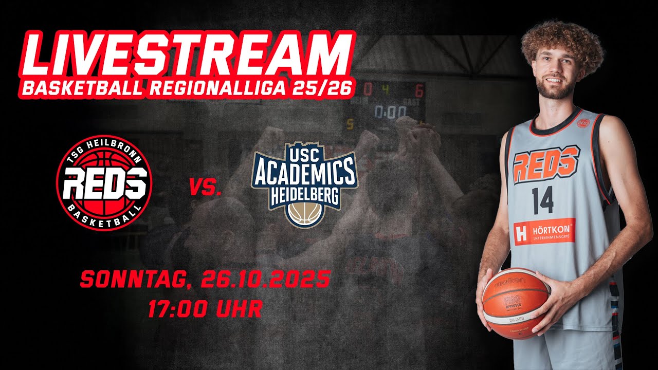 26.10.2025 17:00 Uhr  TSG Heilbronn Reds vs. USC Heidelberg