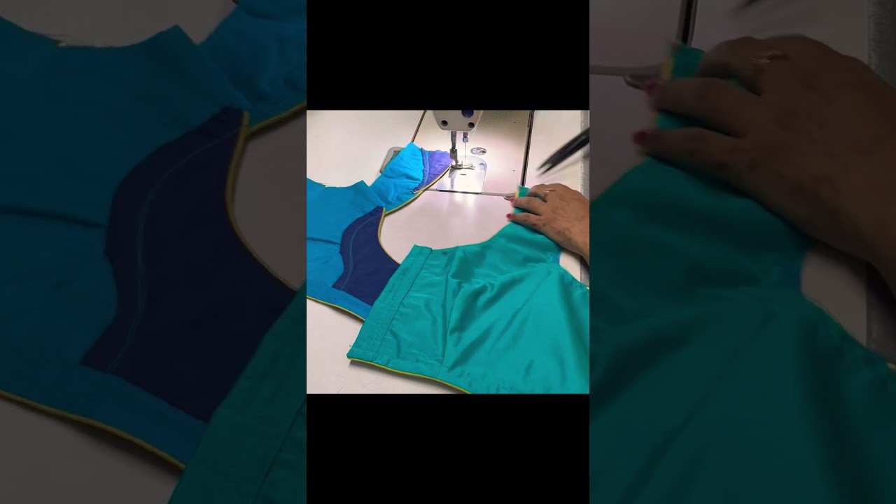 Easy Blouse Stitching #fashion #silaisikhe #blousecutting #stitchtricks #sewing #shortsviral #diy