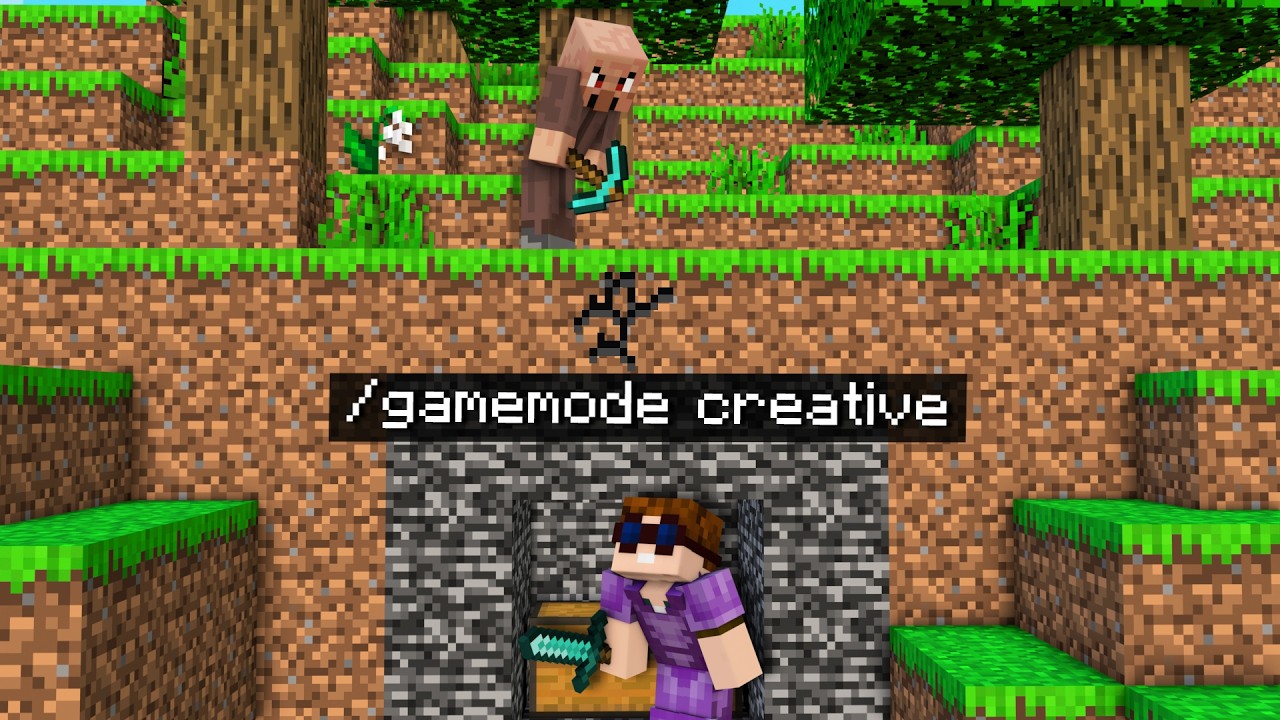 KREATIV LÄUFER vs. JÄGER in Minecraft Manhunt!