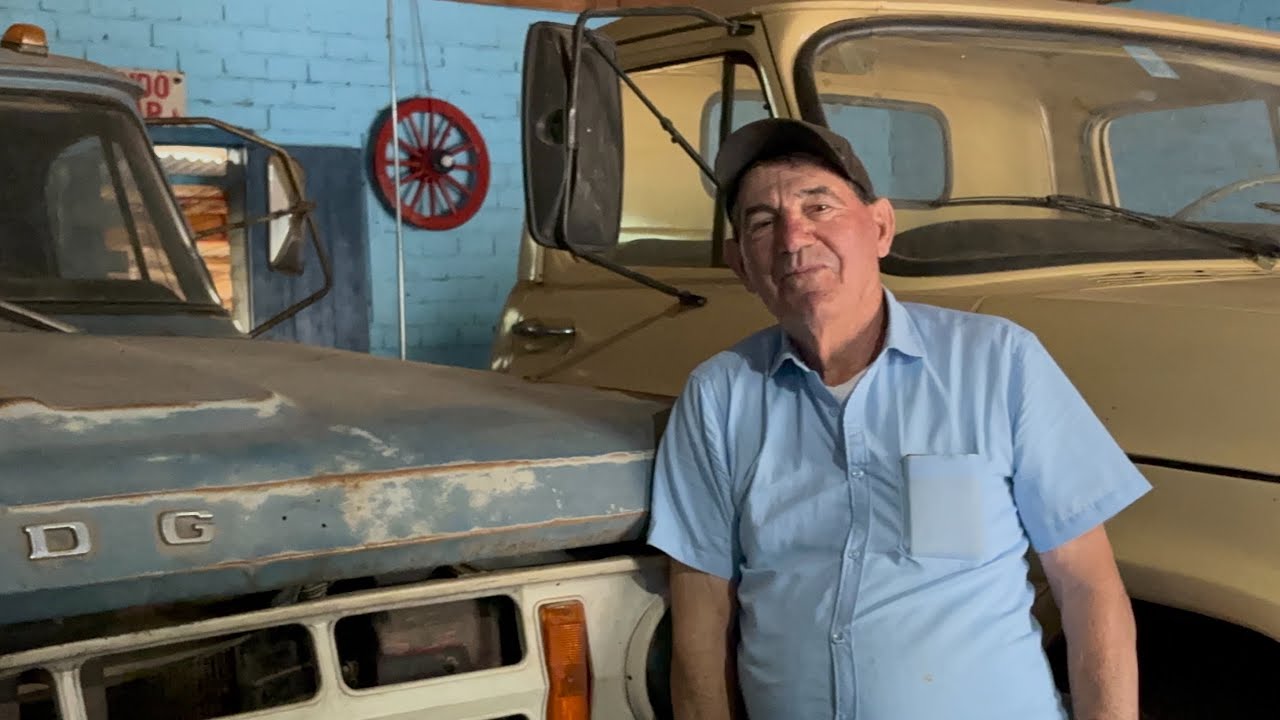 OS CAMINHÃO E CARROS ANTIGOS DO SEU ARLINDO DE CIRIACO RS