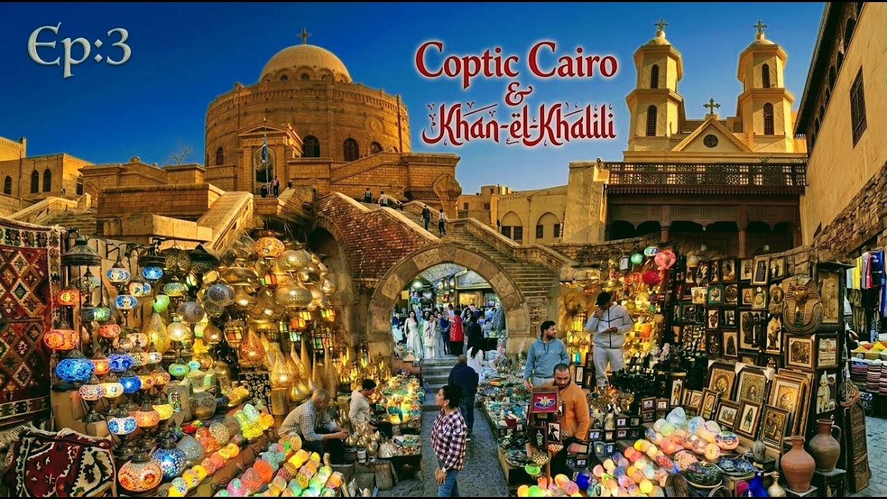 Coptic Cairo | The Hanging Church | Khan el-Khalili | Old Cairo #cairo #khanelkhalili #egypt#travel