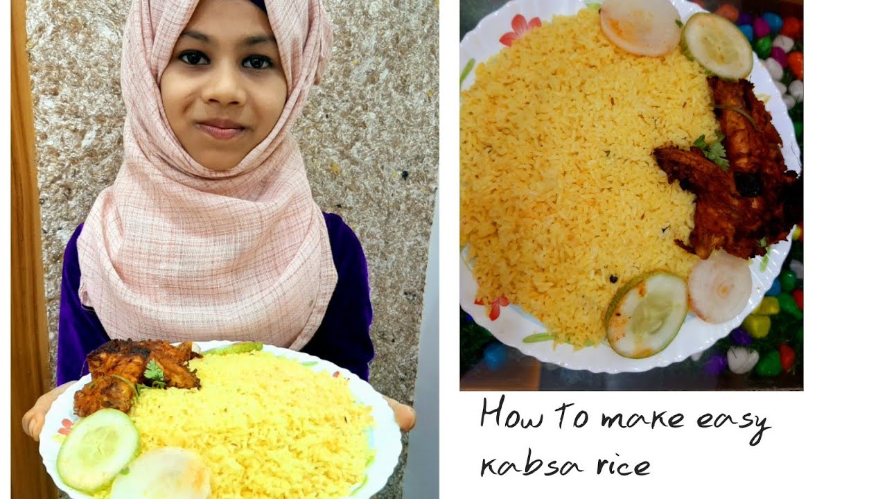 how to make Kabsa rice ||easy & simple make || home available ingredients