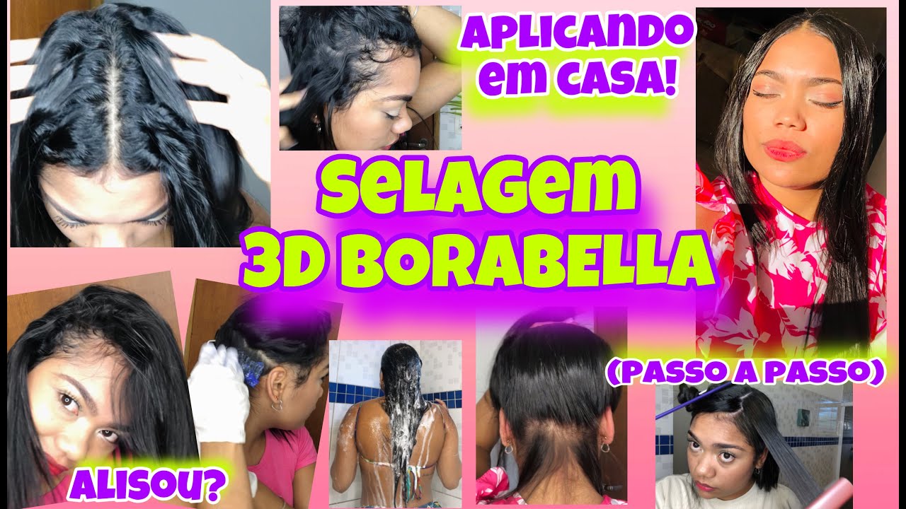 BORABELLA selagem 3D, aplicando em casa! PASSO A PASSO (orgânica, sem formol)