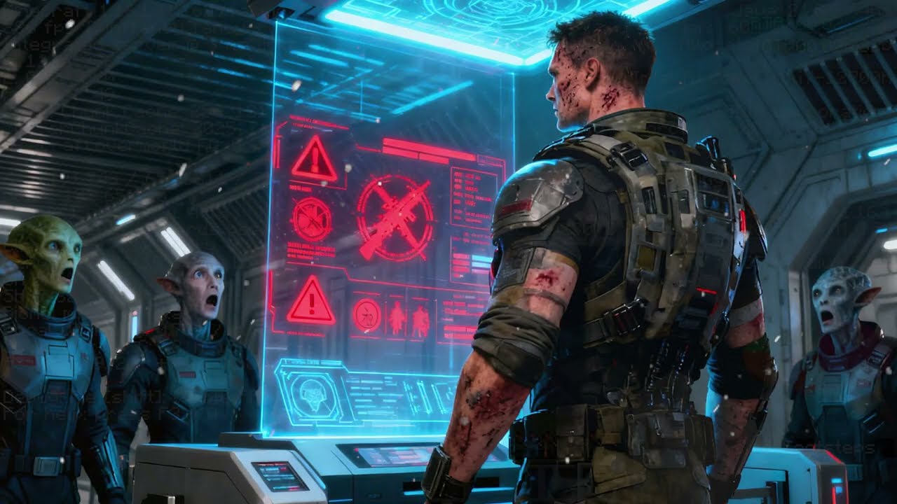 His Scars Triggered Security; Then the Scanner Asked If He’d Faced a God and Lived to Tell It Sci Fi