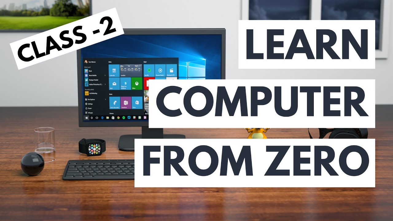Learn Computer From Zero at Home - Basic Computer Course Class 2